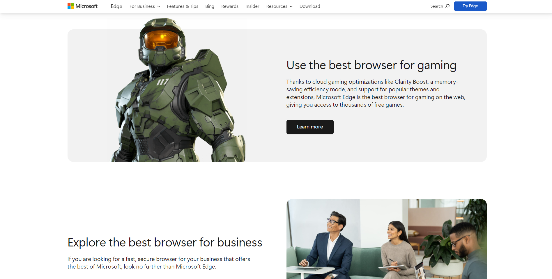 Microsoft Edge for Business